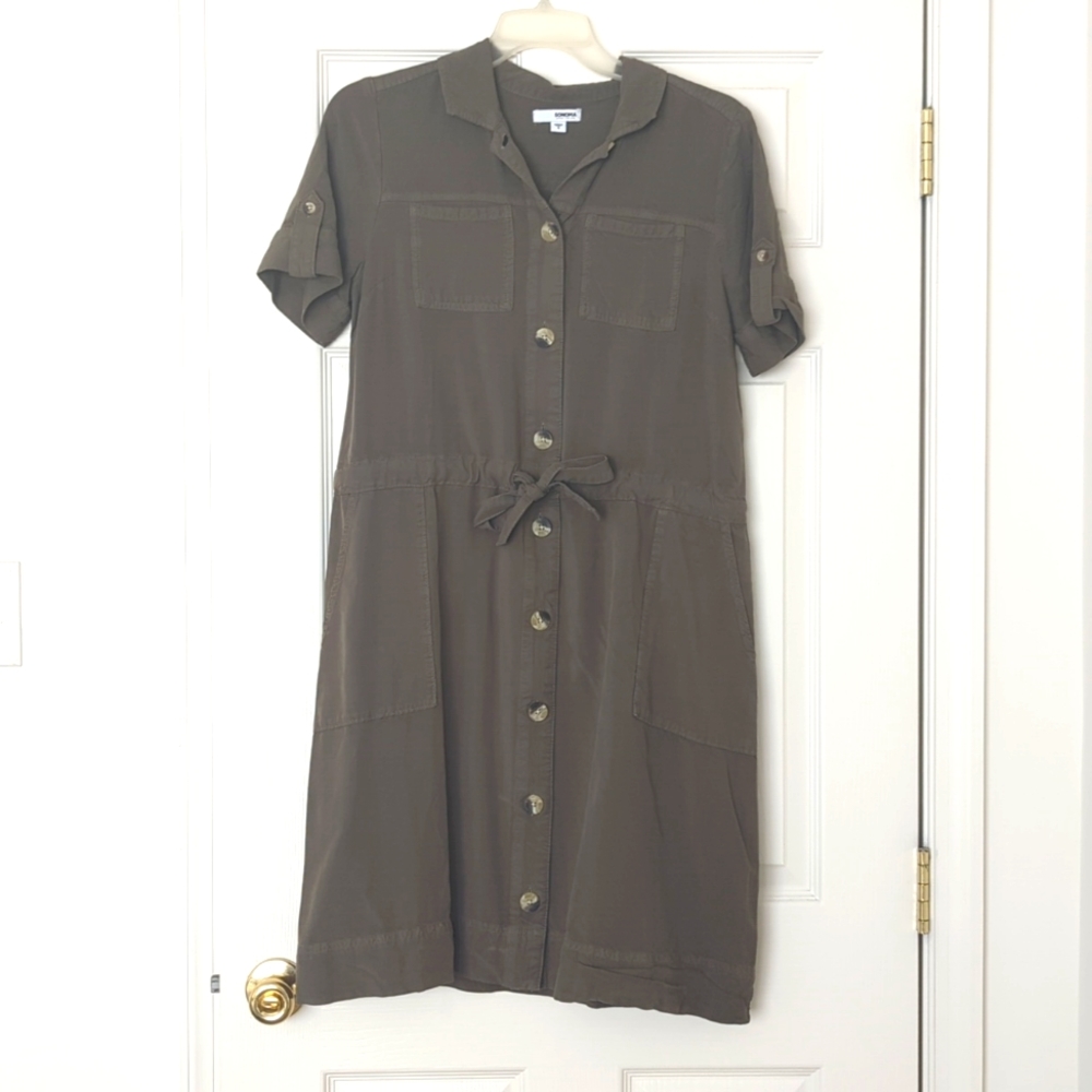 Button up dress